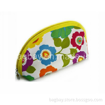 Canvas Cosmetic Bag with Floral Print (CBG09-030)